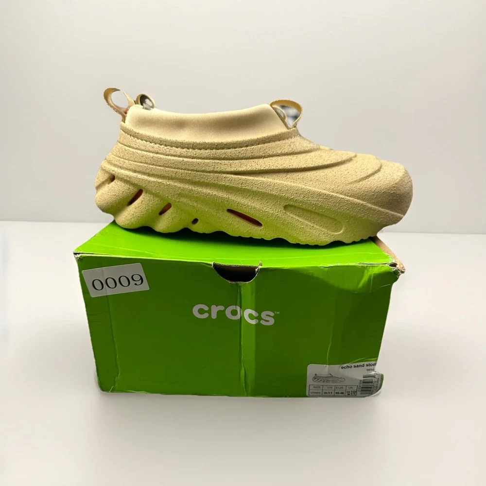 CROCS MENS ECHO STORM SANDSTORM SESAME #210047-0HX Size 11